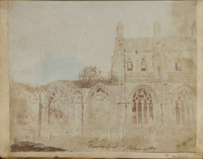 Melrose Abbey by William Henry Fox Talbot